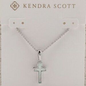 Kendra Scott Cross Silver Pendant Necklace